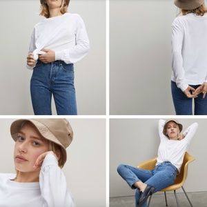 EVERLANE SOLD OUT The Organic Cotton Long-Sleeve Tee